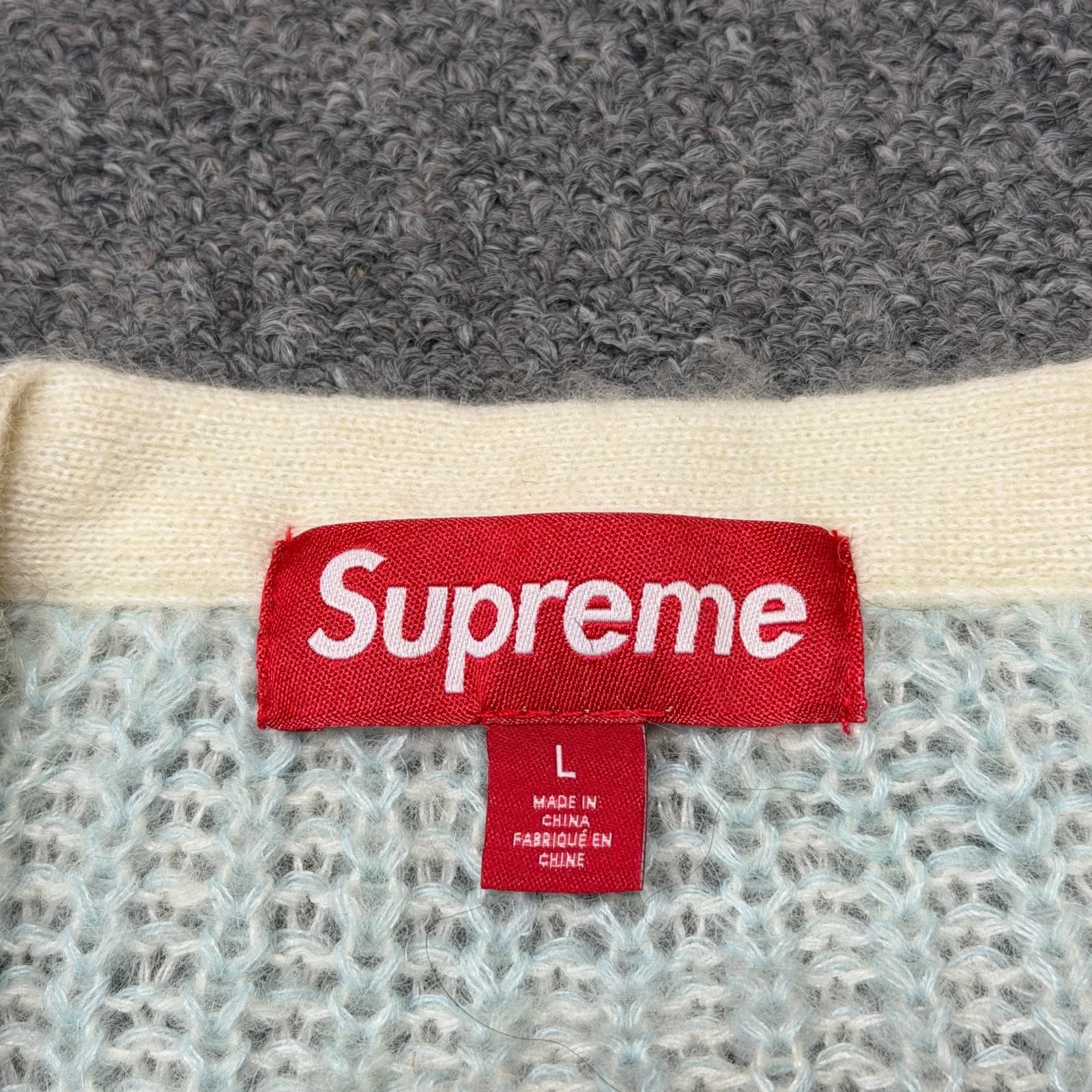 未使用 Supreme 25SS 2Tone Mohair Cardigan 2トーンモヘヤ 
