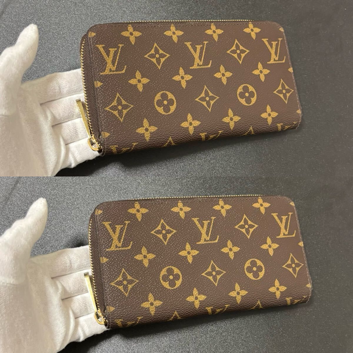 m 80 ジッピー ウォレット ルイ ヴィトン Louis Vuitton 長 財布 ジップ アラウンド ロング ラウンド ファスナー 小銭入れ コインケース 付き モノグラム