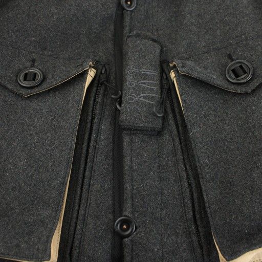 デンハム DENHAM ジャケット フード アウター S グレー 01-13-07-20