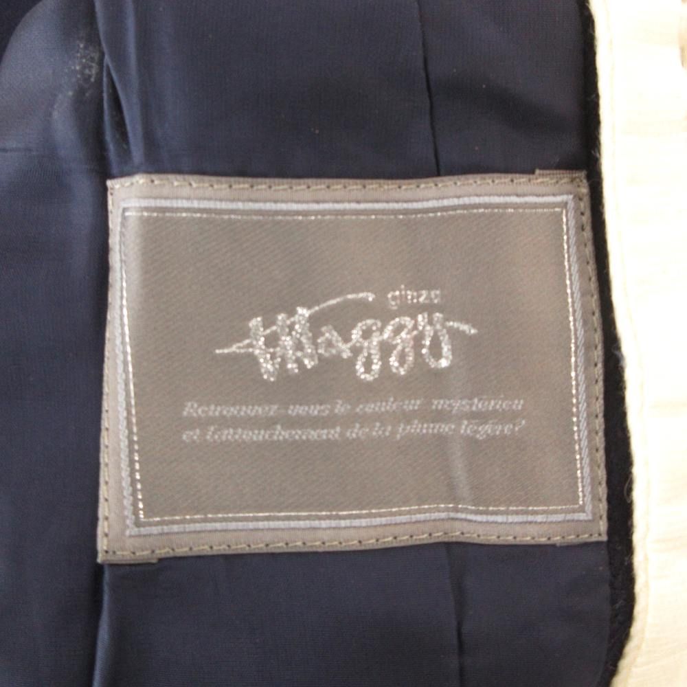 銀座マギー GINZA MAGGY ヴィンテージ ノーカラージャケット 総裏地