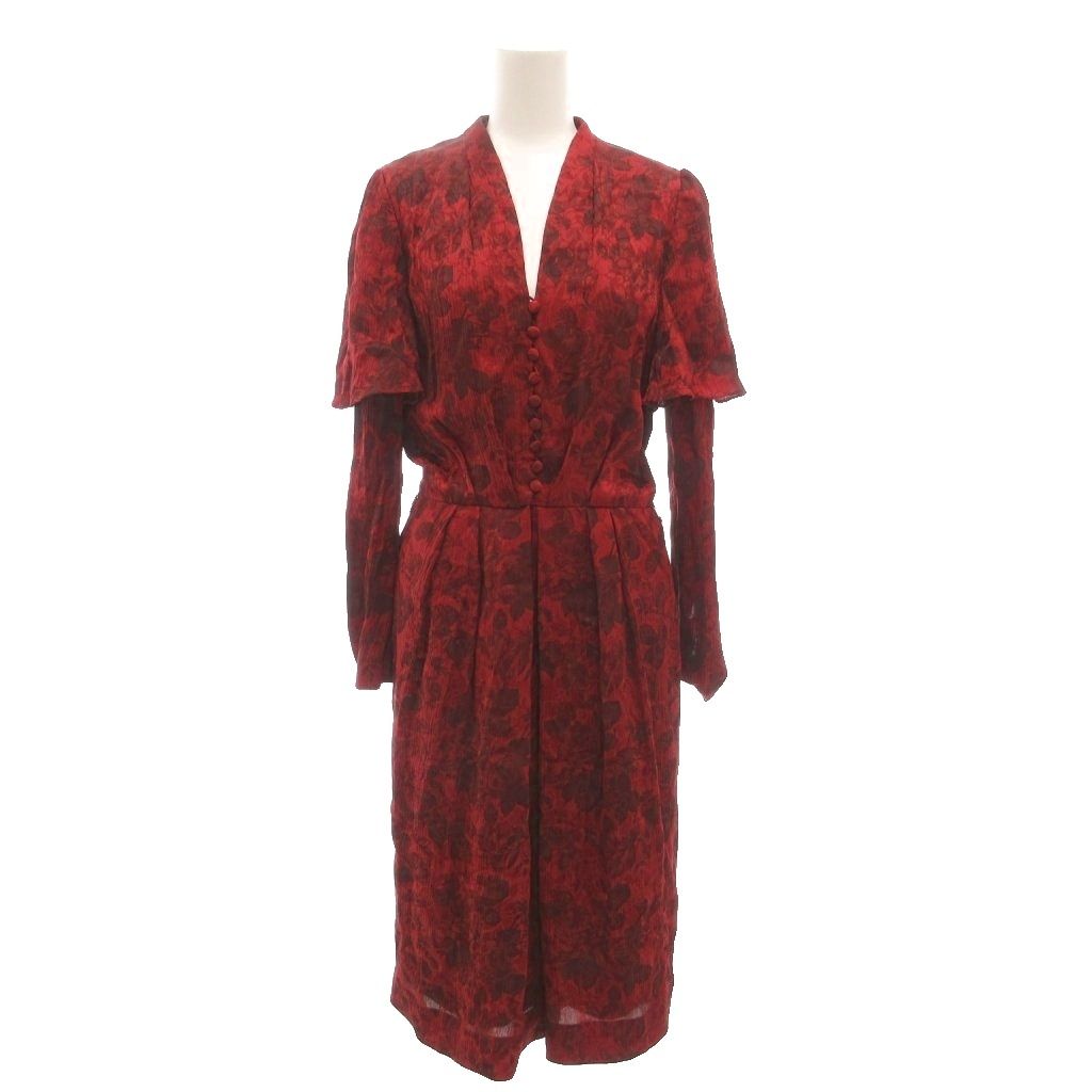 jun ashida ジュンアシダ　花柄　ワンピース　ドレス　シルク100% jun ashida ジュンアシダ 花柄 ワンピース ドレス シルク100% 楽天市場