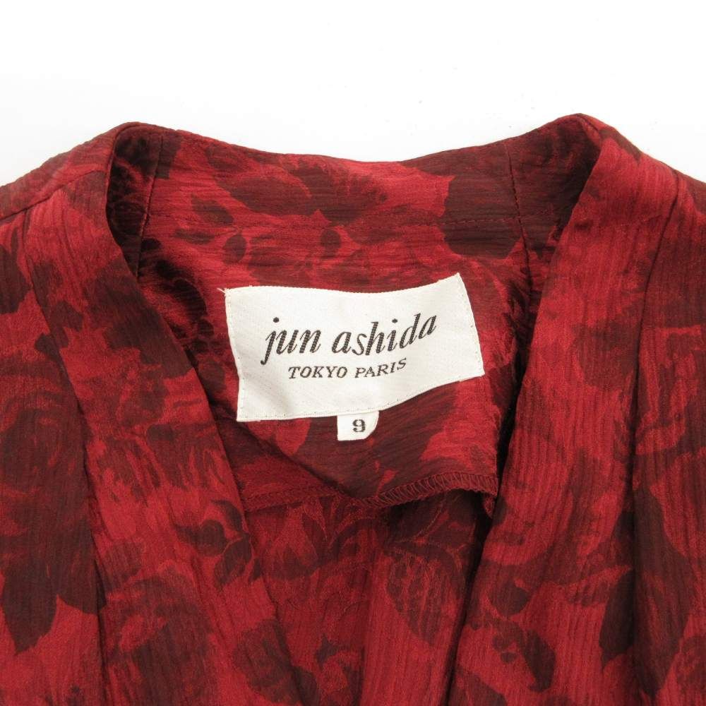 jun ashida ジュンアシダ　花柄　ワンピース　ドレス　シルク100% jun ashida ジュンアシダ 花柄 ワンピース ドレス シルク100% 楽天市場