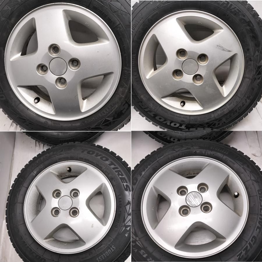 ◇本州・四国は送料無料◇ ＜スタッドレス & ホイール 4本＞ 155/70R13