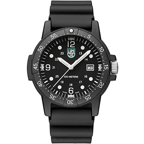 ルミノックス LUMINOX 腕時計 Sea Bass Carbonox グリーンロゴ X 2.2001 ブラック 44 mm 日本未発売モデル スイス製 並行輸入品 39 ca 3928