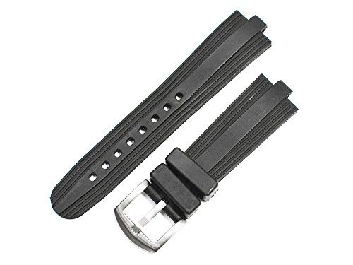 輸入王オリジナル 時計パーツ ブルガリと互換性あり ディアゴノ スクーバ SD 38用 社外品 ベルト ラバー ブラック 22 18 mm ad 8 a 6784