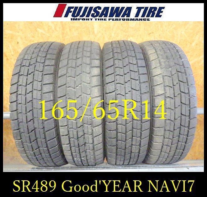 SR 489 ●2025年製造 約8部山●Good’YEAR ICE NAVI 7●165|65 R 14●4本