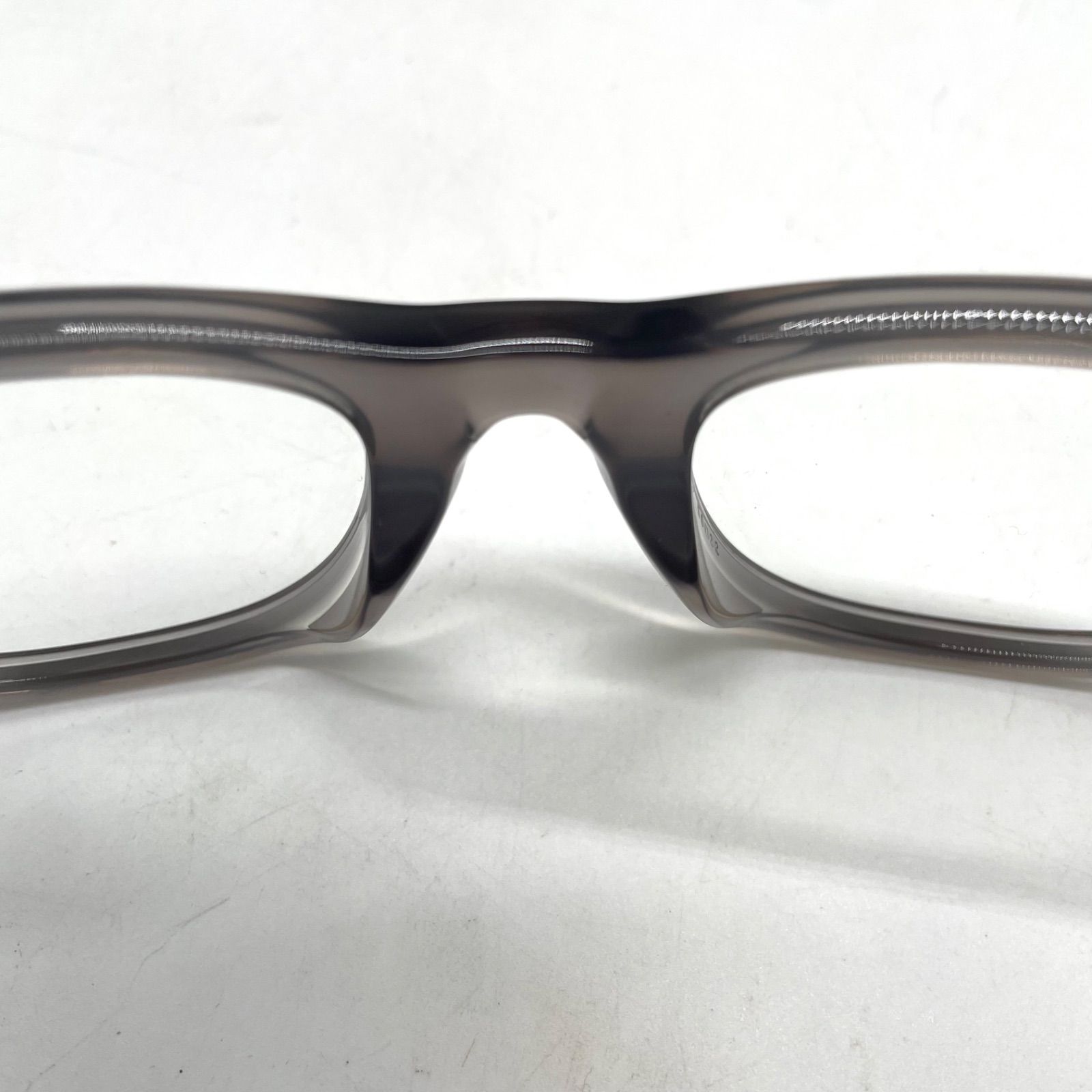 SAINT LAURENT サンローラン メガネ 眼鏡 SL50 度入り グレー 灰 