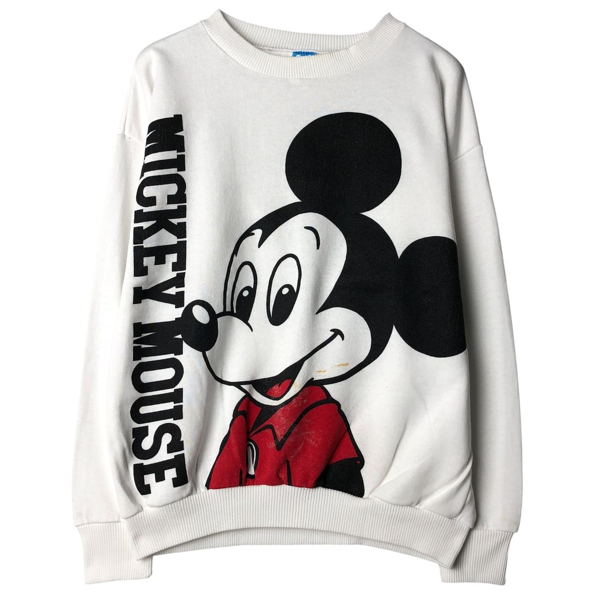 古着 80年代 DISNEY MICKEY MOUSE ミッキーマウス キャラクタースウェットシャツ トレーナー |eaa 607123
