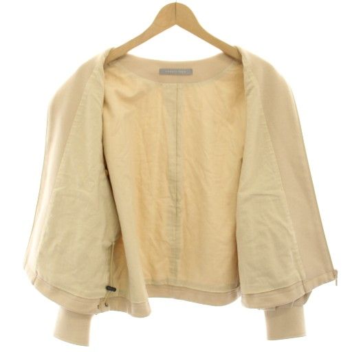 タグ付きセオリーリュクス38ノーカラージャケット ベージュ タグ付きセオリーリュクス38ノーカラージャケット ベージュ 楽天市場