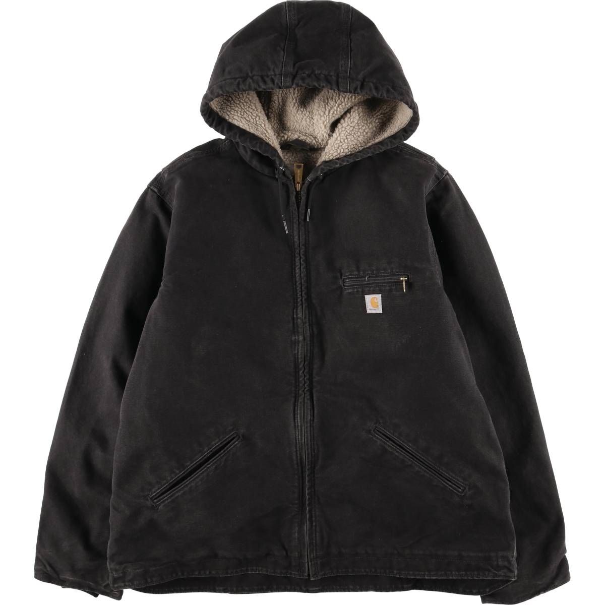 古着 カーハート Carhartt 中綿入り シエラジャケット ダックフルジップパーカー メンズXL相当|eaa 606342