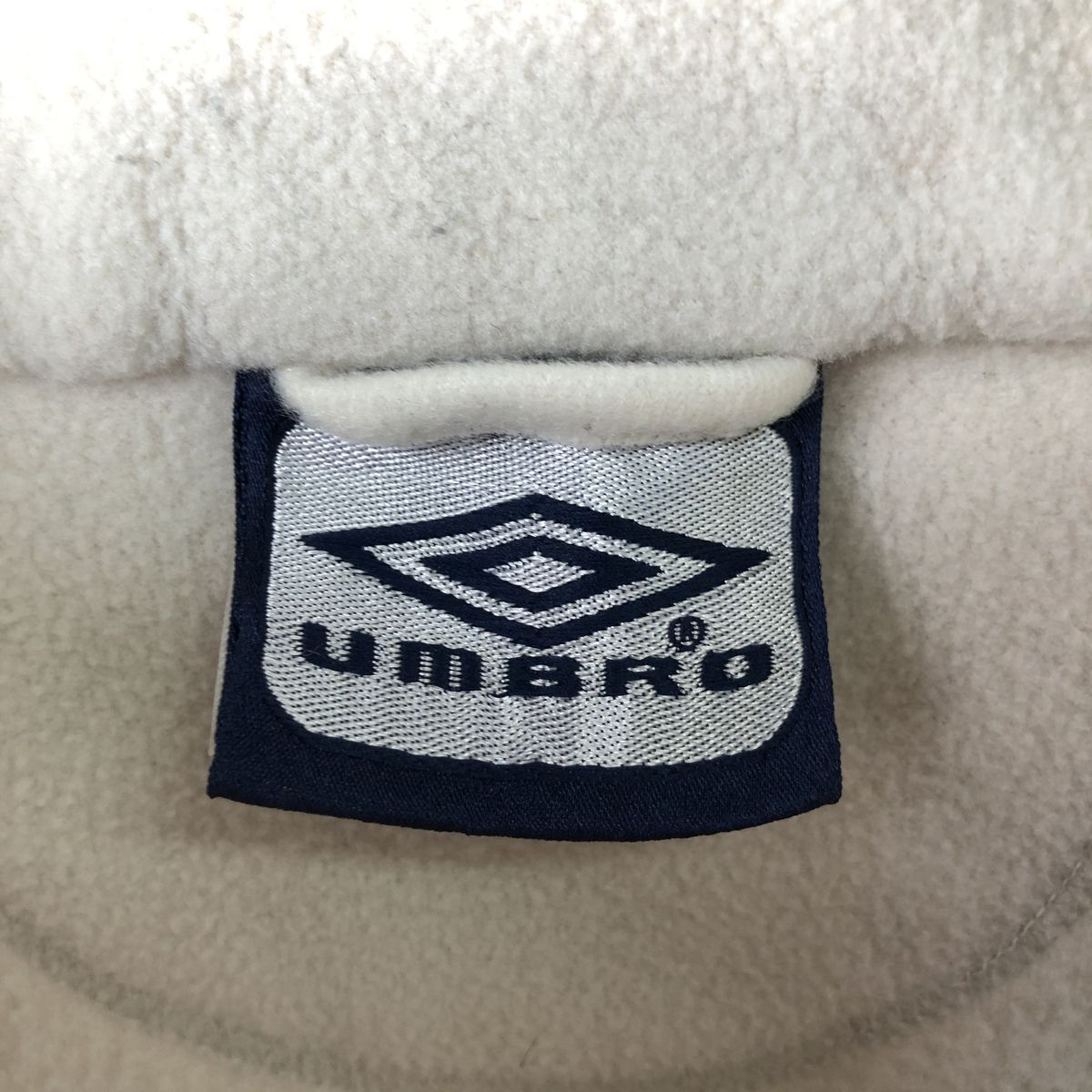 古着 90年代 アンブロ UMBRO ハーフジップ フリースプルオーバー