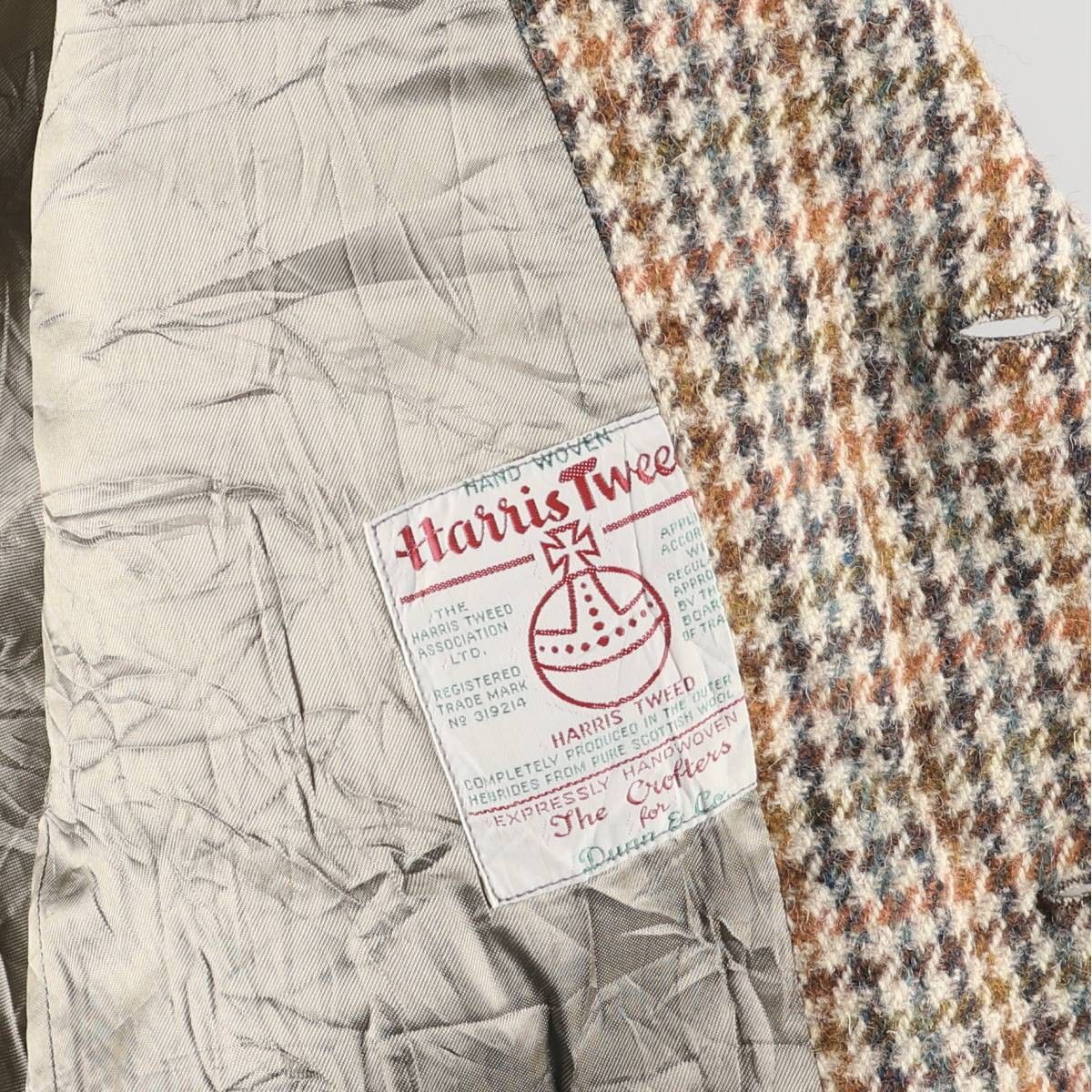 古着 ~90年代 Dunn and Co Harris Tweed ハリスツイード チェック柄