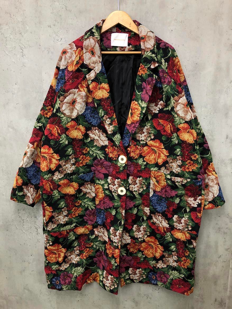 manana suerte マニャーナ スエルテ ゴブラン チェスター コート sizeF