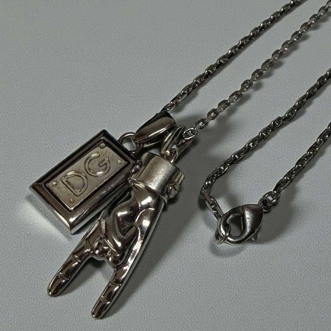archive DOLCE-GABBANA necklace metal logo ドルチェ-ガッバーナ ドルガバ ネックレス