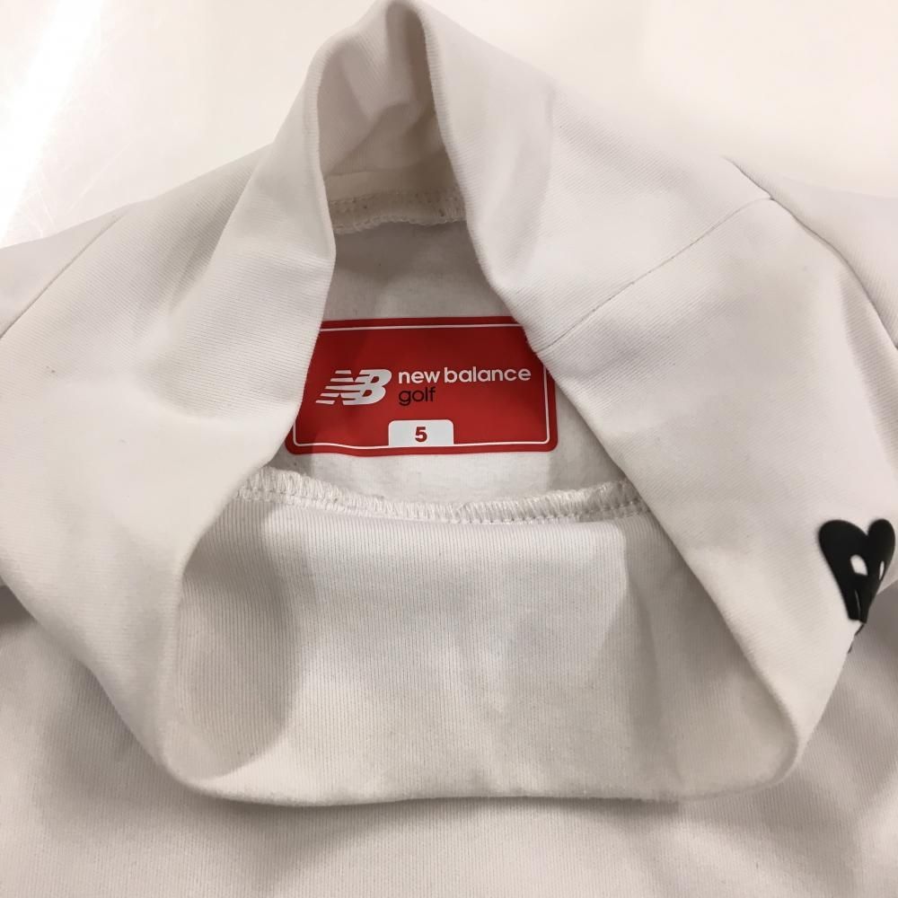 New Balance ハイネックシャツ ホワイト New Balance Golf（ニューバランスゴルフ） ニューバランス 長袖