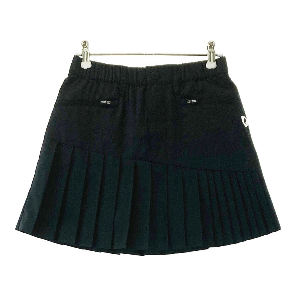 サイズ：00 PEARLY GATES パーリーゲイツ 裏地付き 裾プリーツスカート
