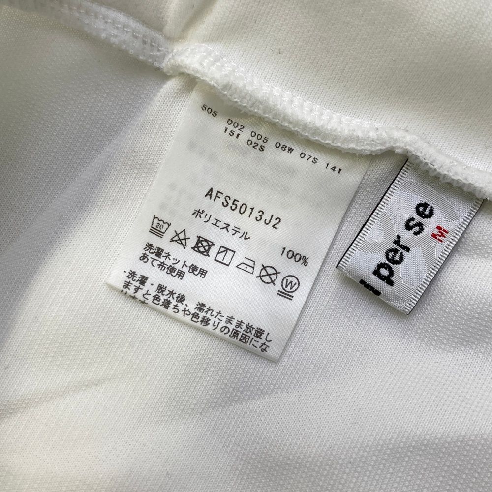 and per se ホワイトパンツM新品 サイズ：M AND PER SE アンパスィ ジョガーパンツ ホワイト系