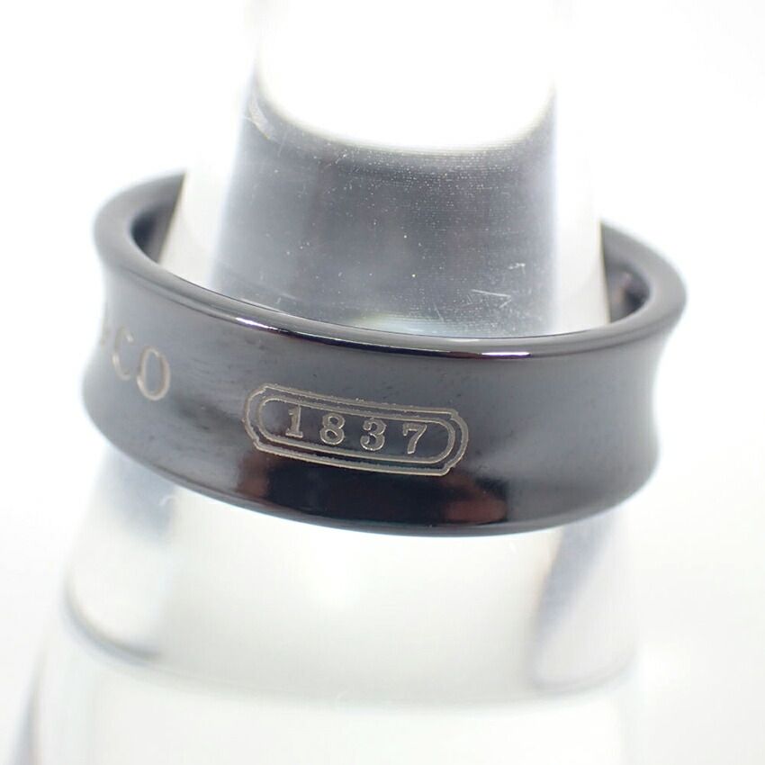 ティファニー チタン|ブラック 1837 リング |16.5号|j 128-5