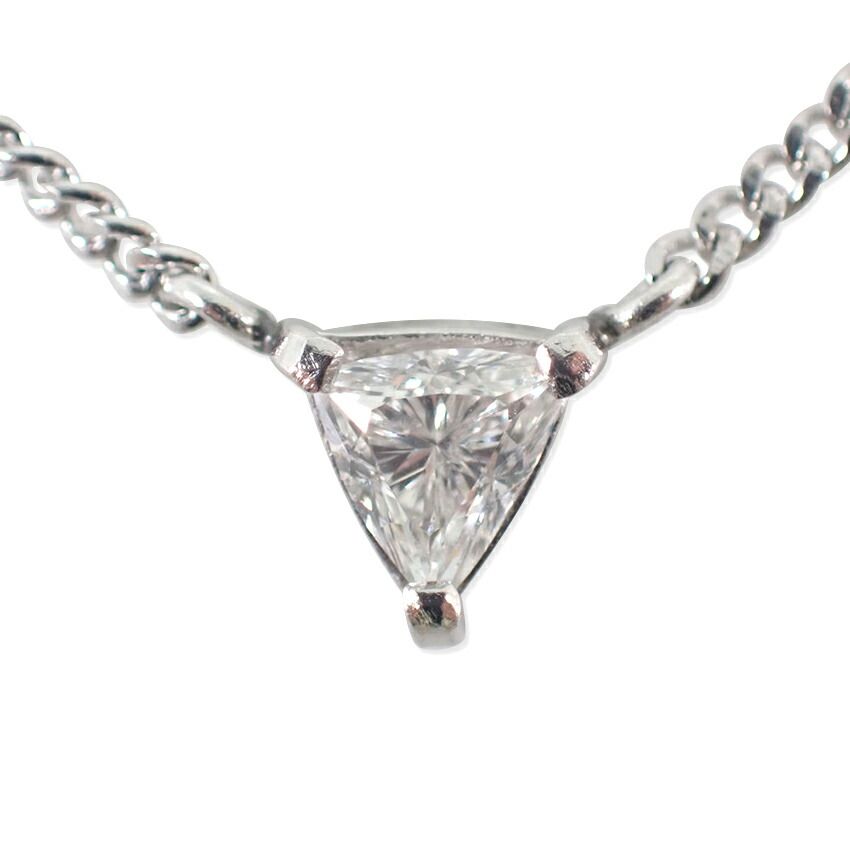 Pt 850 ダイヤモンド|トリリアント|0.30ｃｔ ペンダント|j 128-6