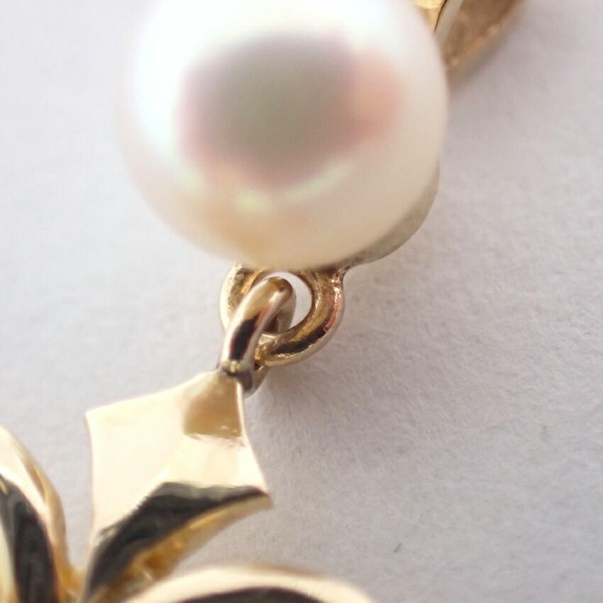 ミキモト K18 パール/アコヤ真珠 4pc ペンダントトップ//j128-7