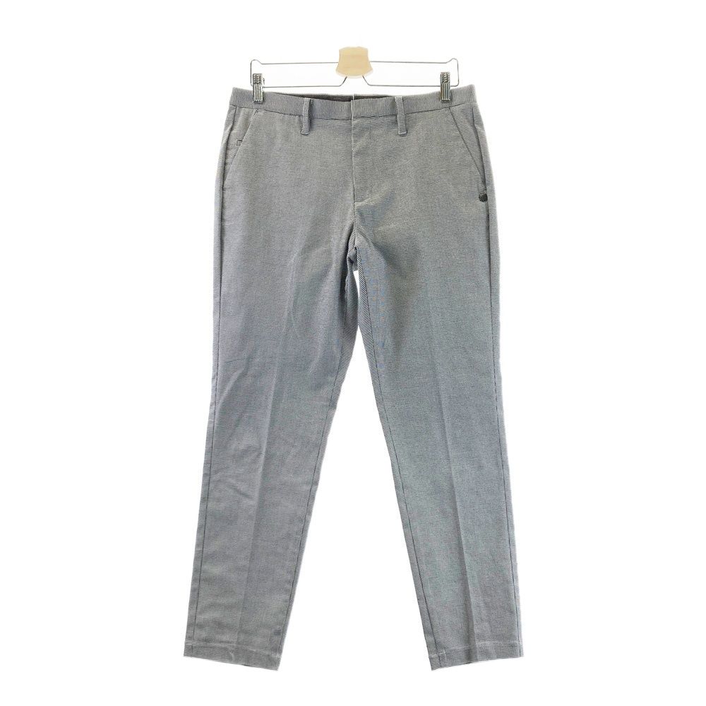 サイズ L ST ANDREWS セントアンドリュース ストレッチ ロングパンツ 総柄 ブラック系 ゴルフウェア メンズ ストスト