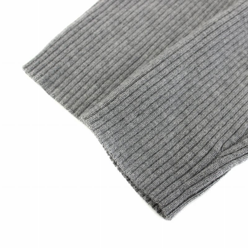 【中古】セオリー 23AW EMPIRE WOOL MOCK NK DR ニットワンピース ひざ丈 長袖 S グレー 01-3405711 レディース セオリー Theory 23AW エンパイアウールモックネックドレス EMPIRE