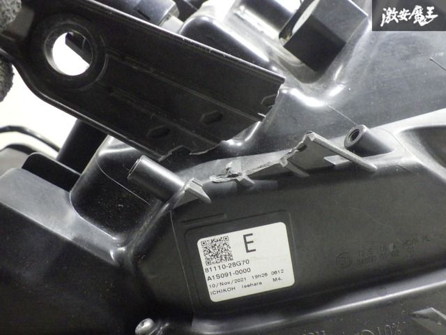 LED点灯OK トヨタ ZRR 80 W 85 ZWR ヴォクシー 後期 煌 LED ヘッドライト ヘッドランプ 右側 運転席側 打刻E ICHIKOH 28-240 車 バイク 自転車