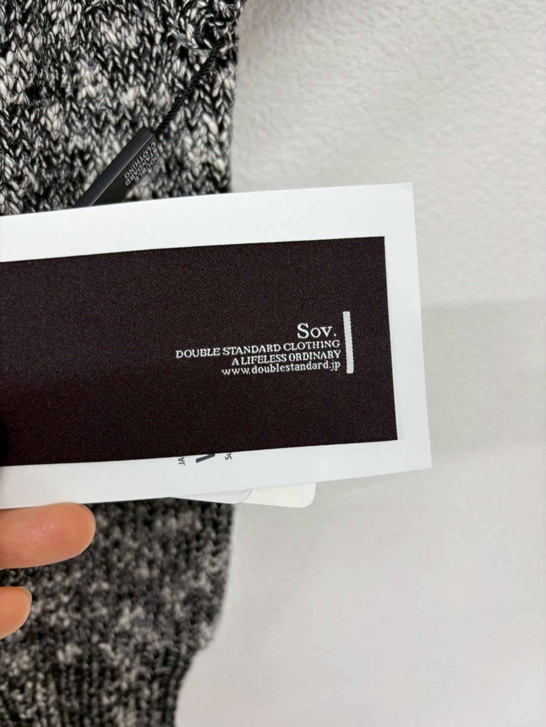 Sov. ソブ ダブルスタンダードクロージング 半袖 ニット トップス