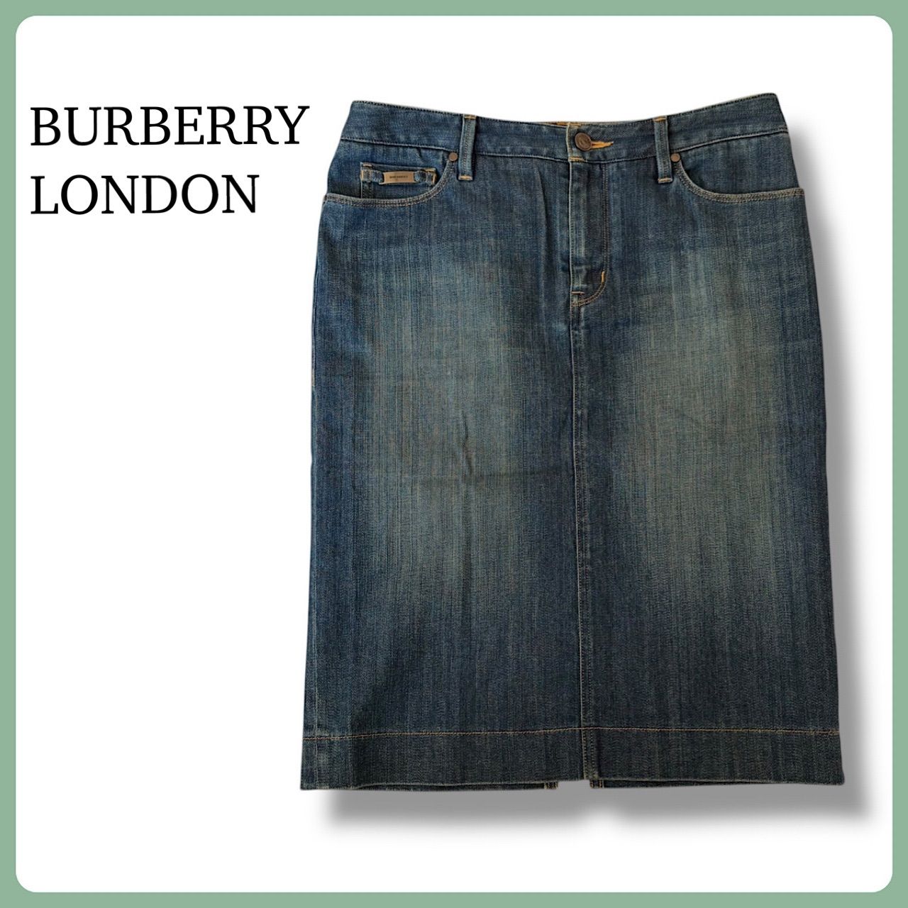 BURBERRY LONDON バーバリー ロンドン デニム タイトスカート