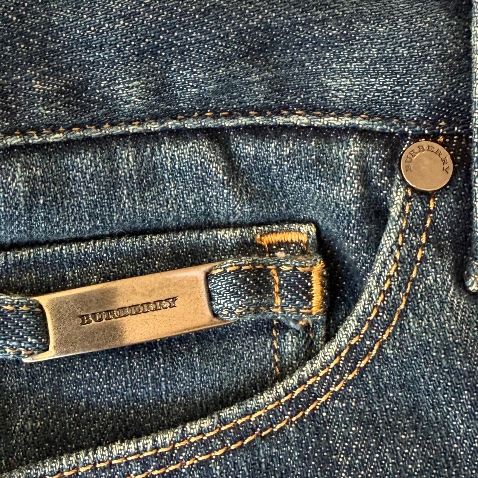 BURBERRY LONDON バーバリー ロンドン デニム タイトスカート