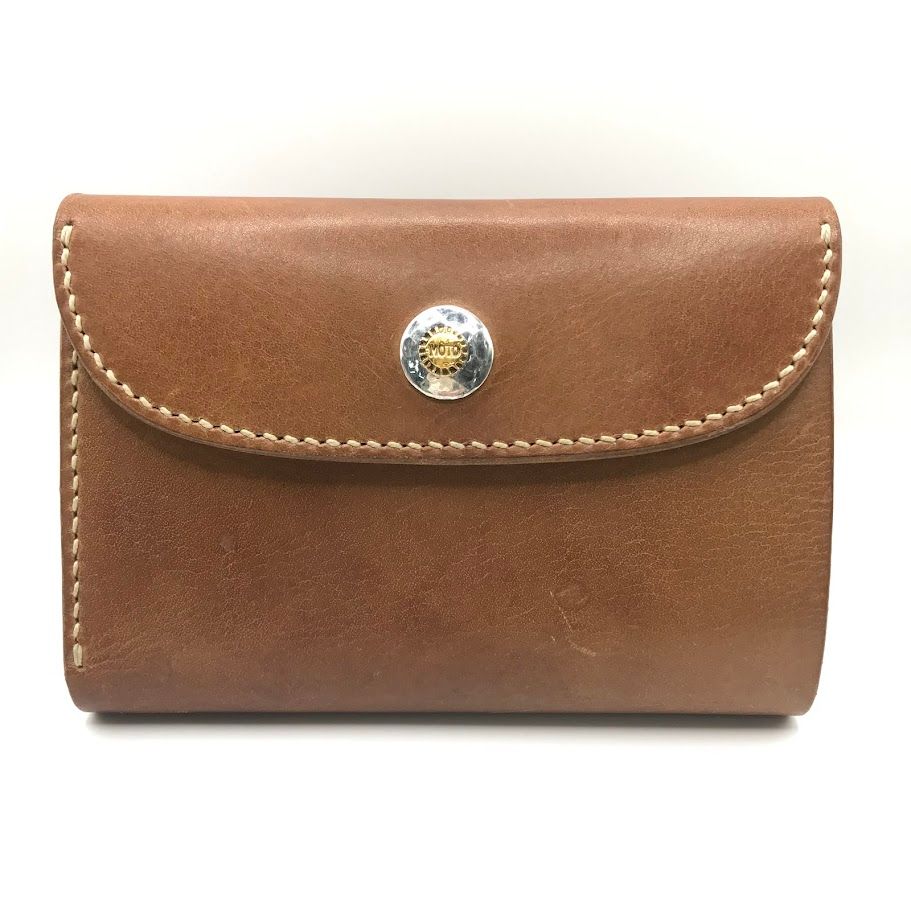 LEATHER ARTS - CRAFTS MOTO | レザーアーツアンドクラフツモト 三つ折り財布 ブラウン 124
