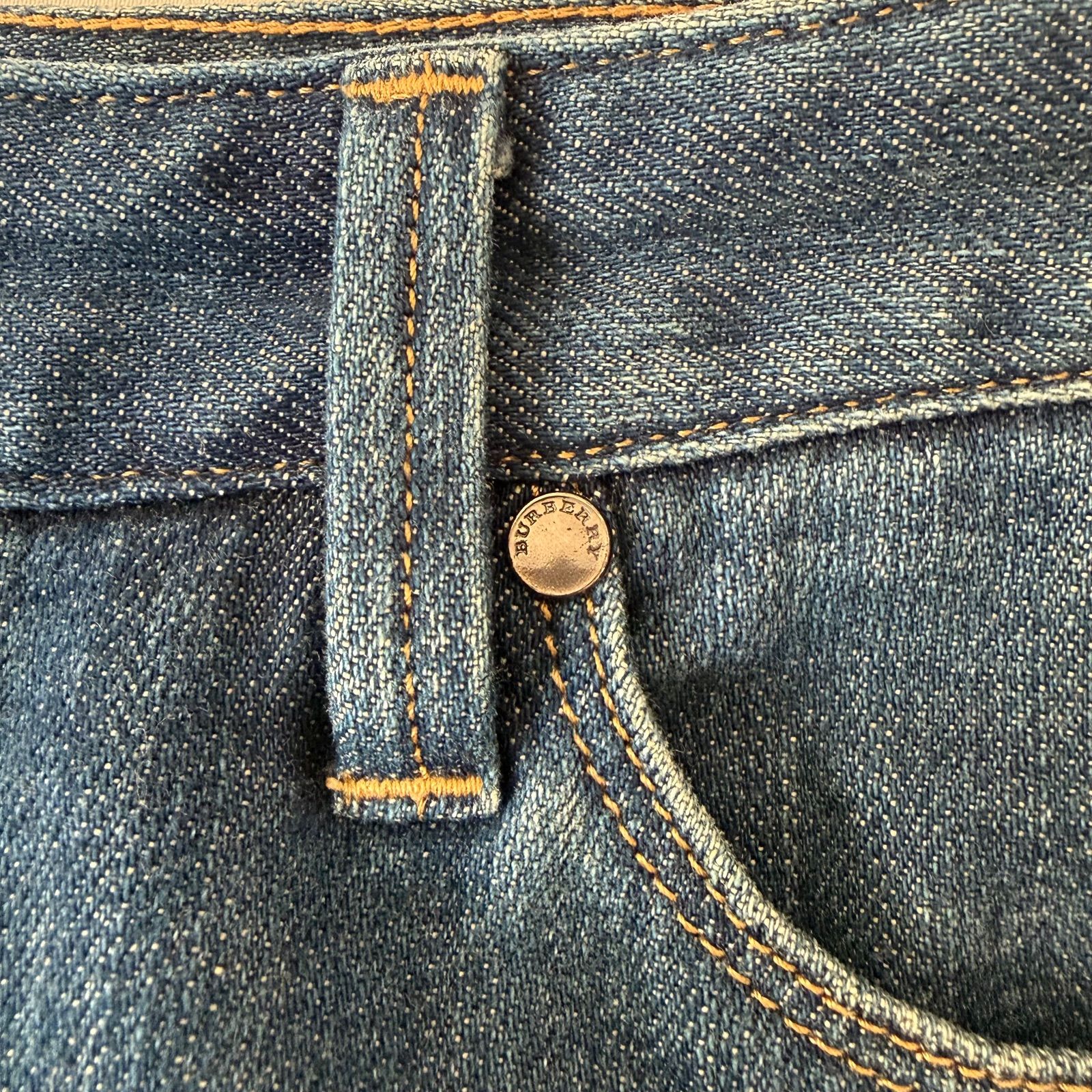 BURBERRY LONDON バーバリー ロンドン デニム タイトスカート