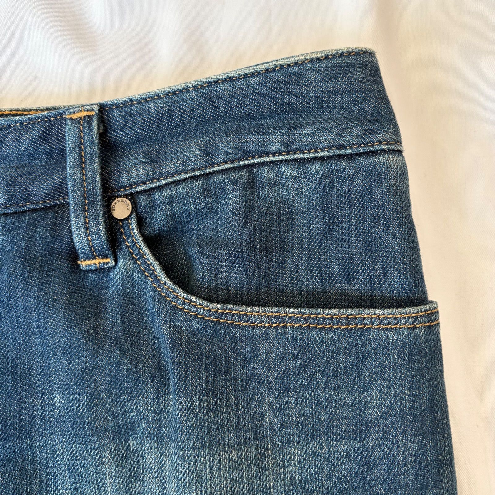 BURBERRY LONDON バーバリー ロンドン デニム タイトスカート