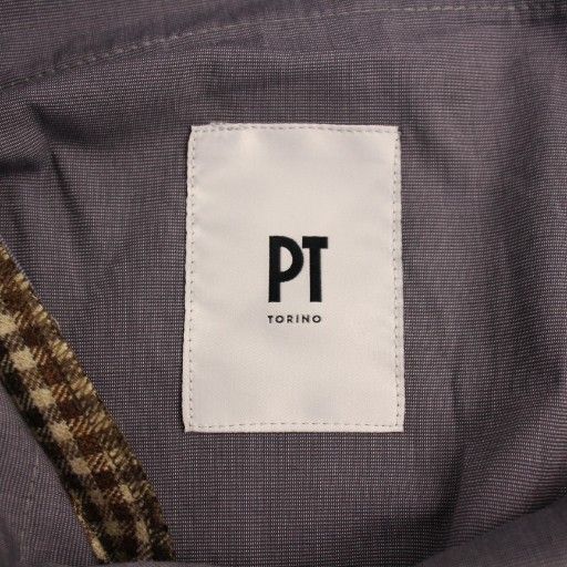【中古】PT TORINO SUPER100'S GENTLEMAN FIT 千鳥格子 スラックスパンツ ジップフライ 48 ベージュ メンズ ピーティートリノ PT TORINO SUPER100'S GENTLEMAN FIT 千鳥格子