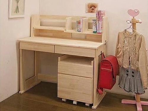 学習机 ハンドメイド学習机 リード パイン材３点セット 勉強机