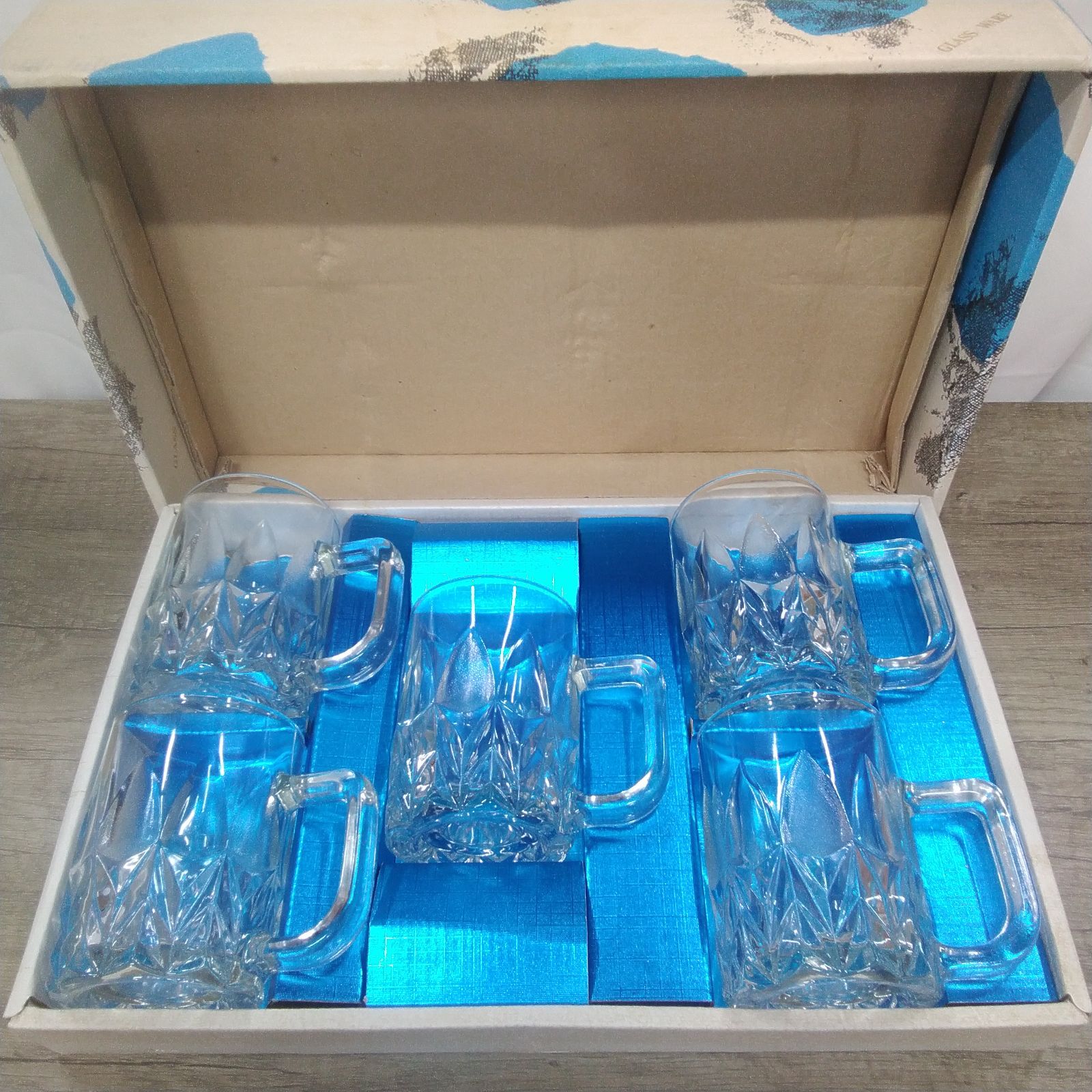 ガラス製マグカップ セット 長期保管品 GLASS WARE R 805