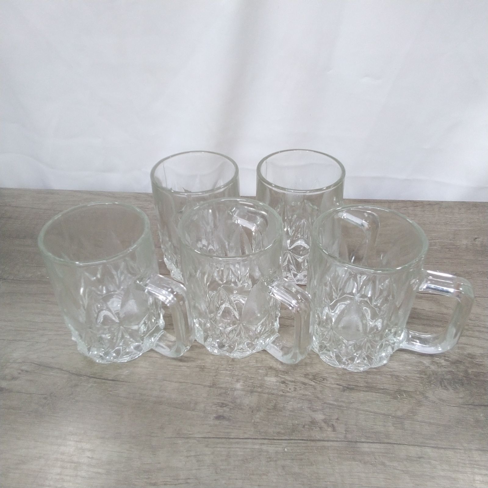 ガラス製マグカップ セット 長期保管品 GLASS WARE R 805