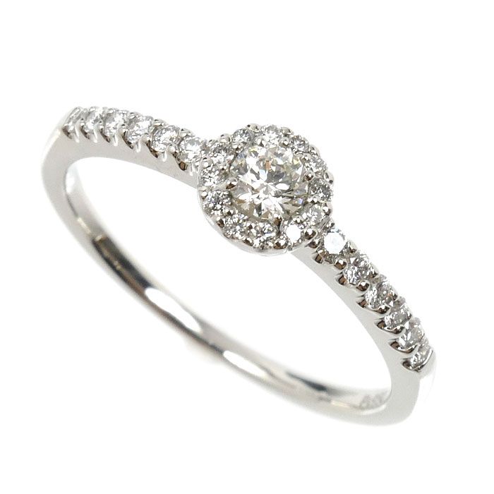 Vendome Aoyama ヴァンドーム青山 Pt 950プラチナ グレース ダイヤ リング 指輪 AE_R 8228 ダイヤモンド0.31 ct 13号 3.0 g レディース