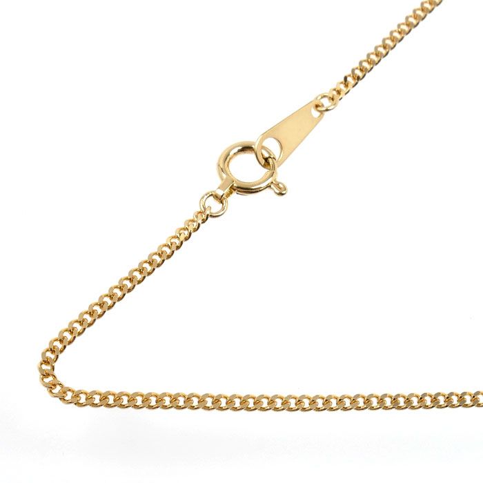 K 18 YG イエローゴールド ネックレス 喜平2面カット 2.8 g 40 cm レディース