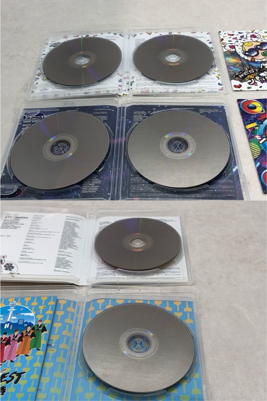 ジャニーズWEST(WEST.) ライブDVD Blu-ray まとめ売り 【E1904-008