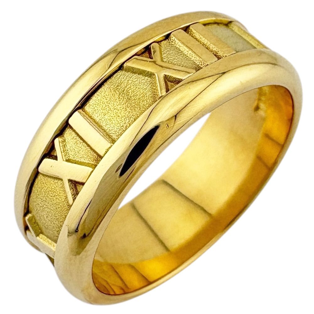 ティファニー アトラス リング 指輪 12.5号 18金 K 18イエローゴールド レディース TIFFANY-Co.