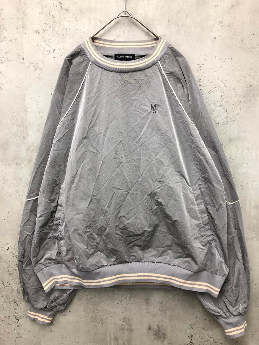 MAISON SPECIAL メゾンスペシャル 21232315305 Color Piping Nylon Top