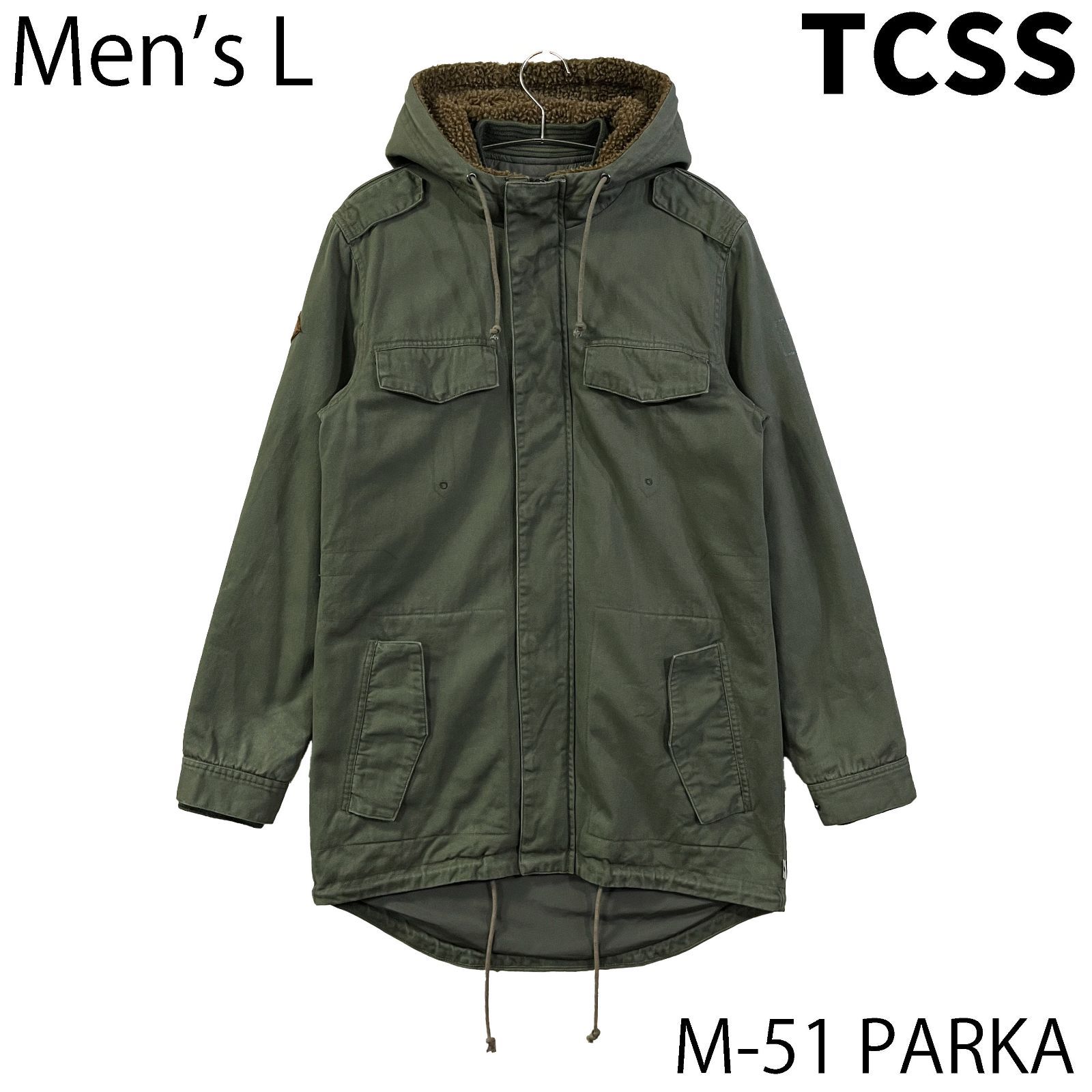 HOUSTON M51 オリーブグリーン フリース裏地 モッズコート HOUSTON M51 オリーブグリーン フリース裏地 モッズコート HOUSTON M51