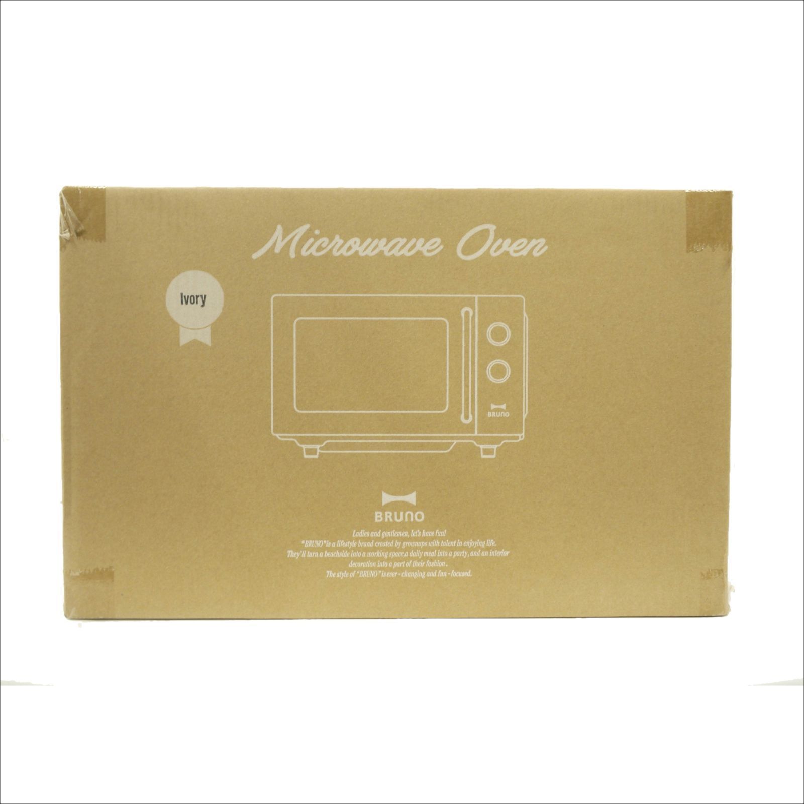 品 BRUNO|ブルーノ 単機能電子レンジ アイボリー シンプル おしゃれ フラットテーブル 使いやすい ボタンレス ダイヤル式 簡単操作 BOE 150-IV