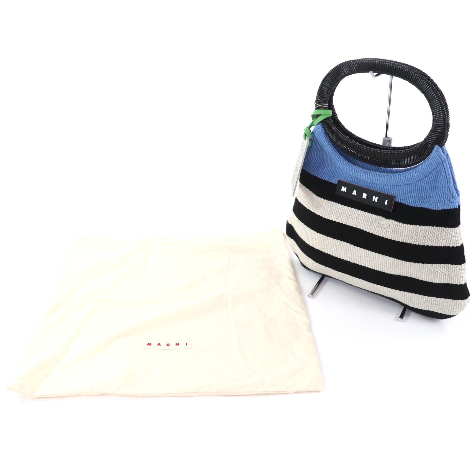 未使用品◇MARNI マルニ BOMH0003Q0 BOAT BAG レザーロゴパッチ付き  