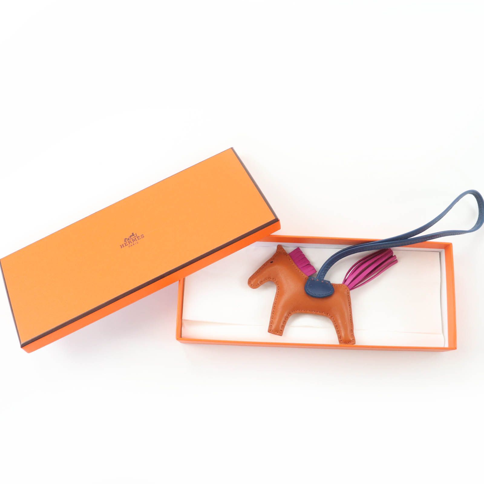 ♥品 HERMES エルメス ロデオチャームPM アニョーミロ パンドエピス|ローズパープル|ブルーマルチ バッグチャーム Z刻印 き フランス製 レディース