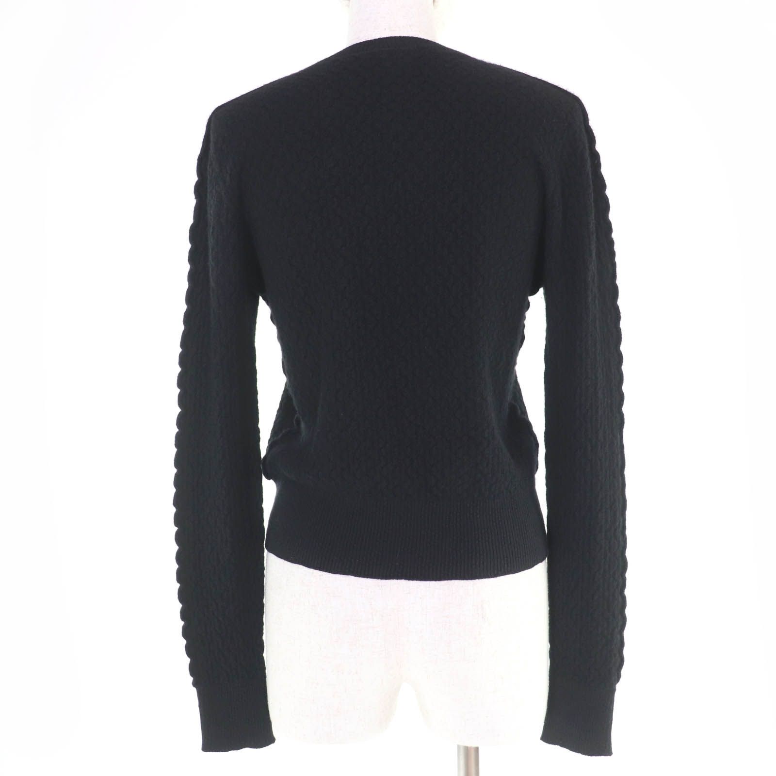 極美品☆CHANEL シャネル P75335K10778 カシミヤ ココマーク 長袖