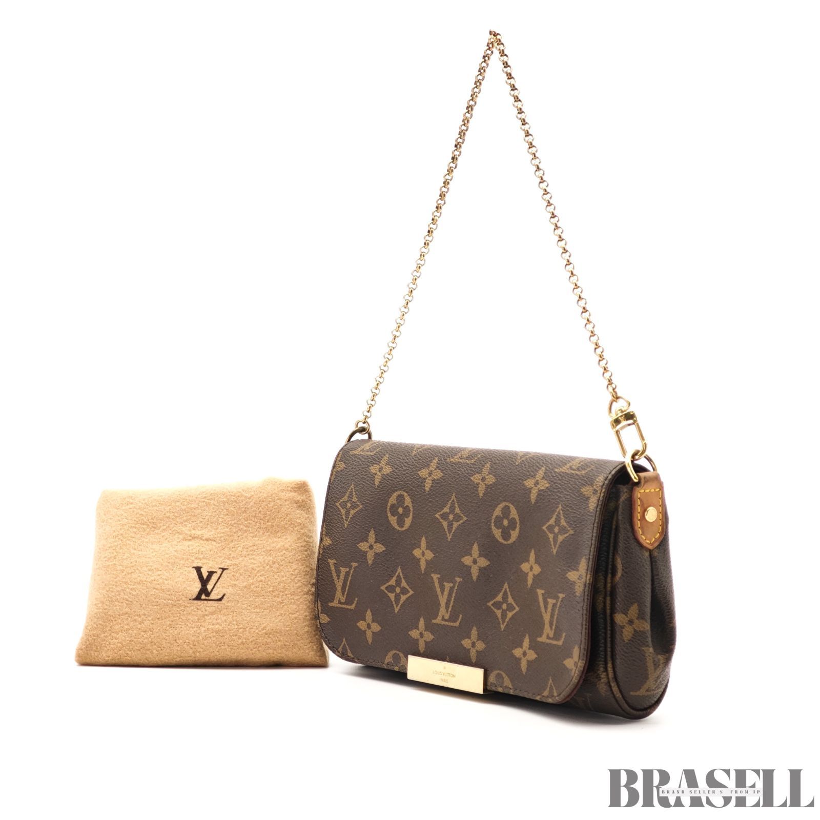 LOUIS VUITTON フェイボリット PM N 41276 バッグ ハンドバッグ ミニバッグ ブラウン レディース 保存袋