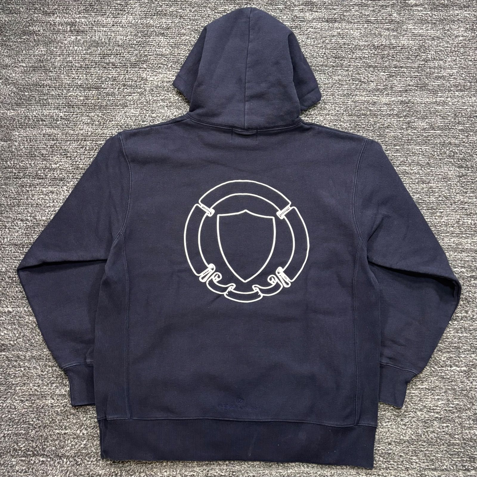 FRAGMENT UNIVERSITY SWEAT HOODIE NAVY L フラグメント 藤原ヒロシ