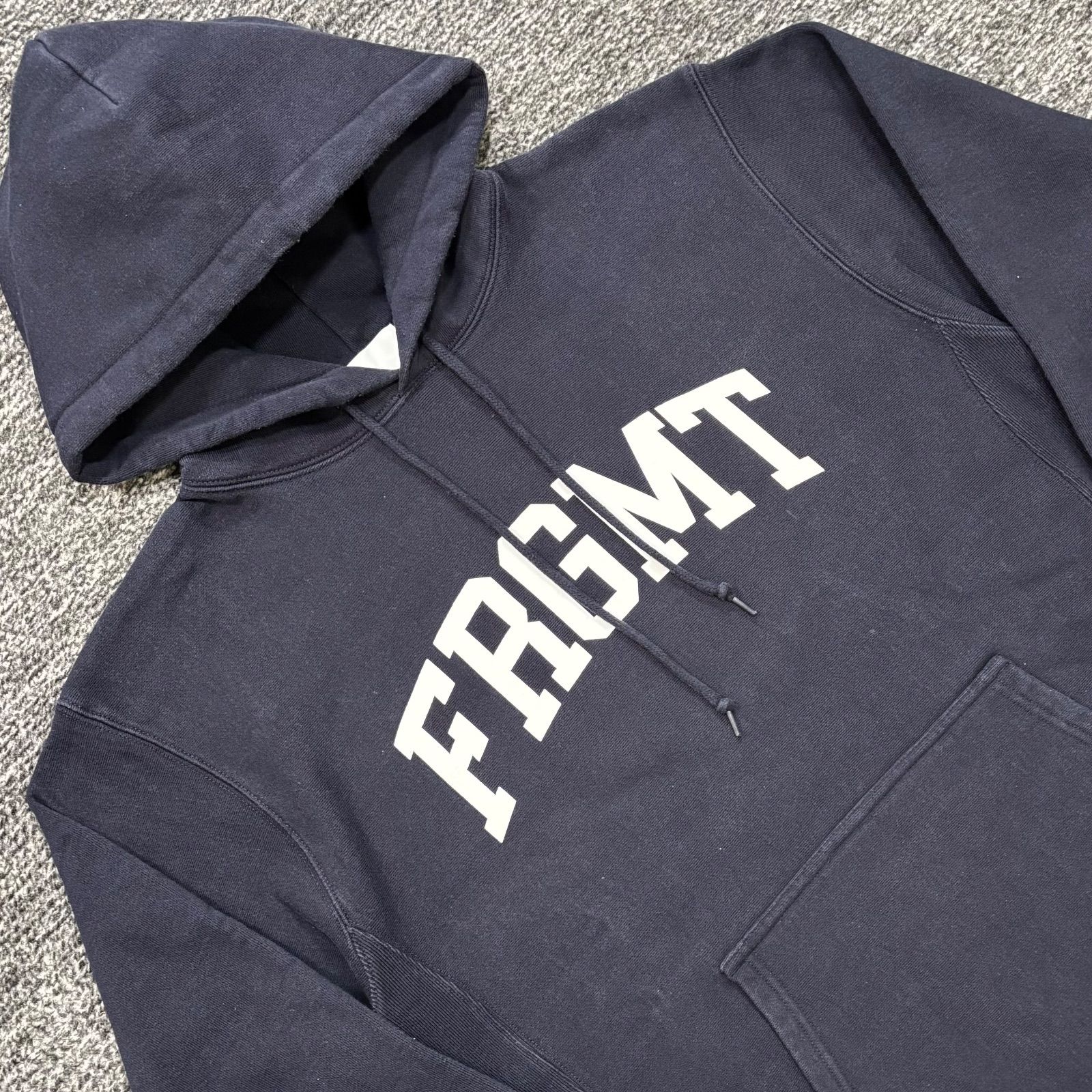 FRAGMENT UNIVERSITY SWEAT HOODIE NAVY L フラグメント 藤原ヒロシ